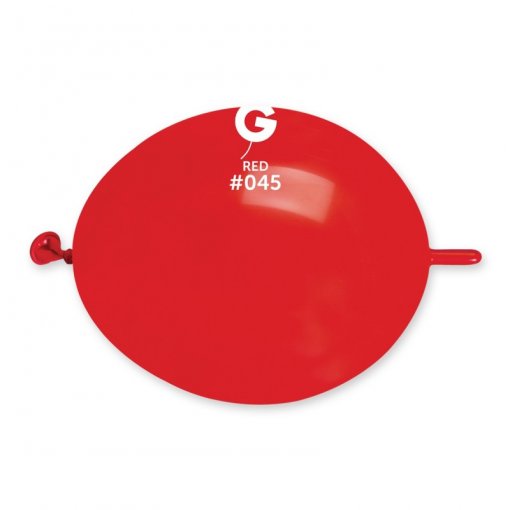 100 Balões latex G Link 6'' (16cm) cor Red #045 - GL6