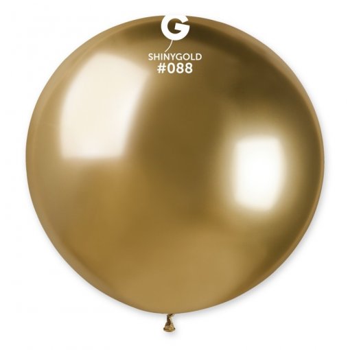1 Balão latex 31'' (80cm) cor Shiny Gold #088 - GB30