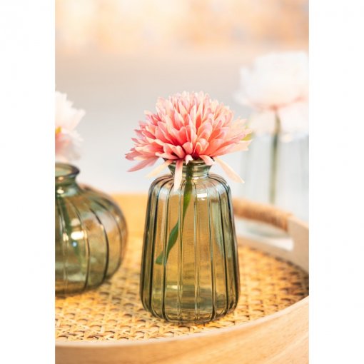 Vaso de Vidro Verone 7x11cm Verde Sage